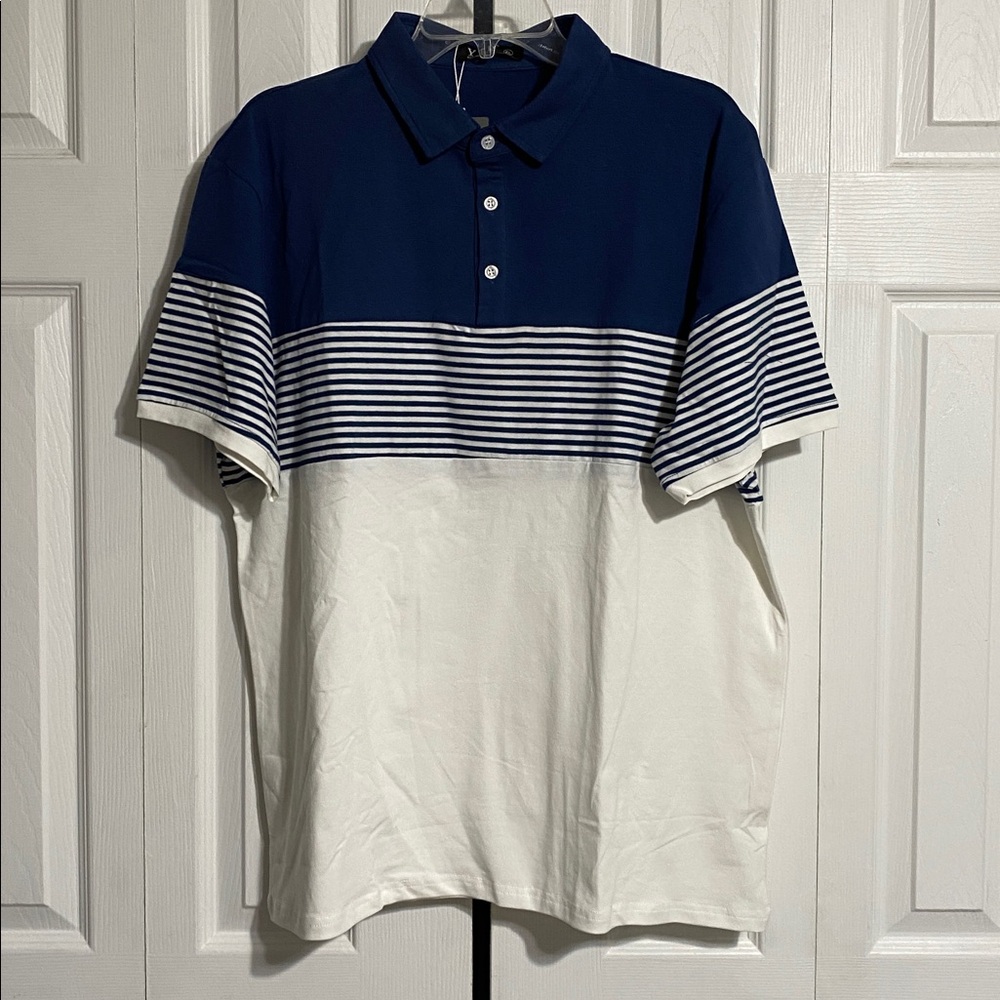 YTD cotton blend NWT mens polo shirt size XL